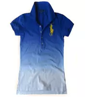 tee shirts ralph lauren manches courtes femmes color mode jaune pony blue